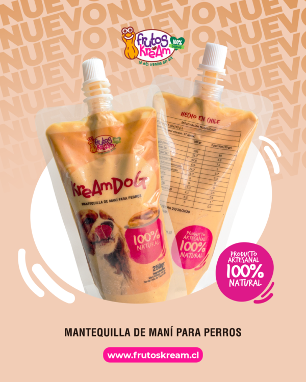 Mantequilla de Maní "kream Dog"
